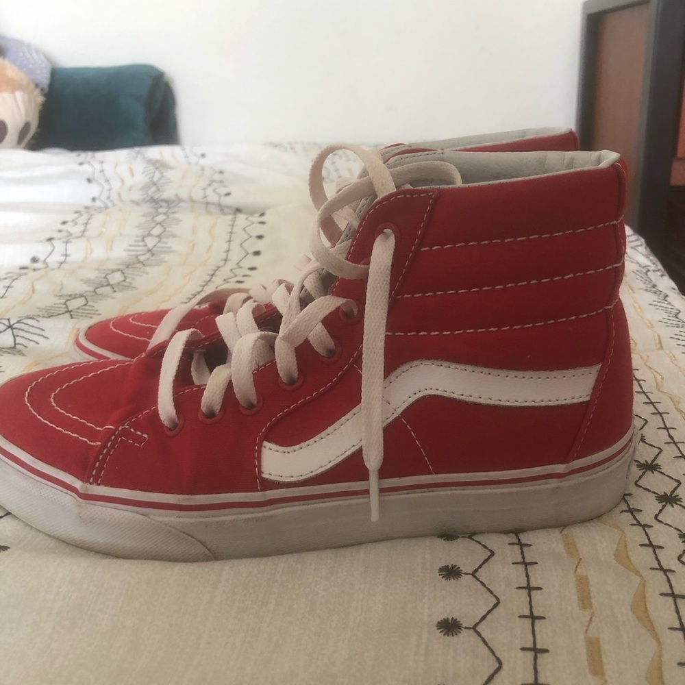 Red High Top Vans